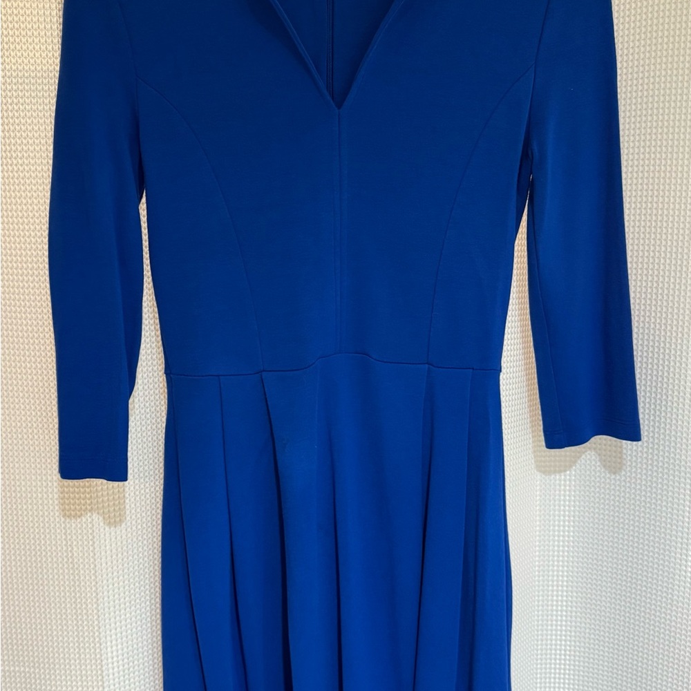 French Connection Royal Blue 3/4 Sleeve Dress - 12